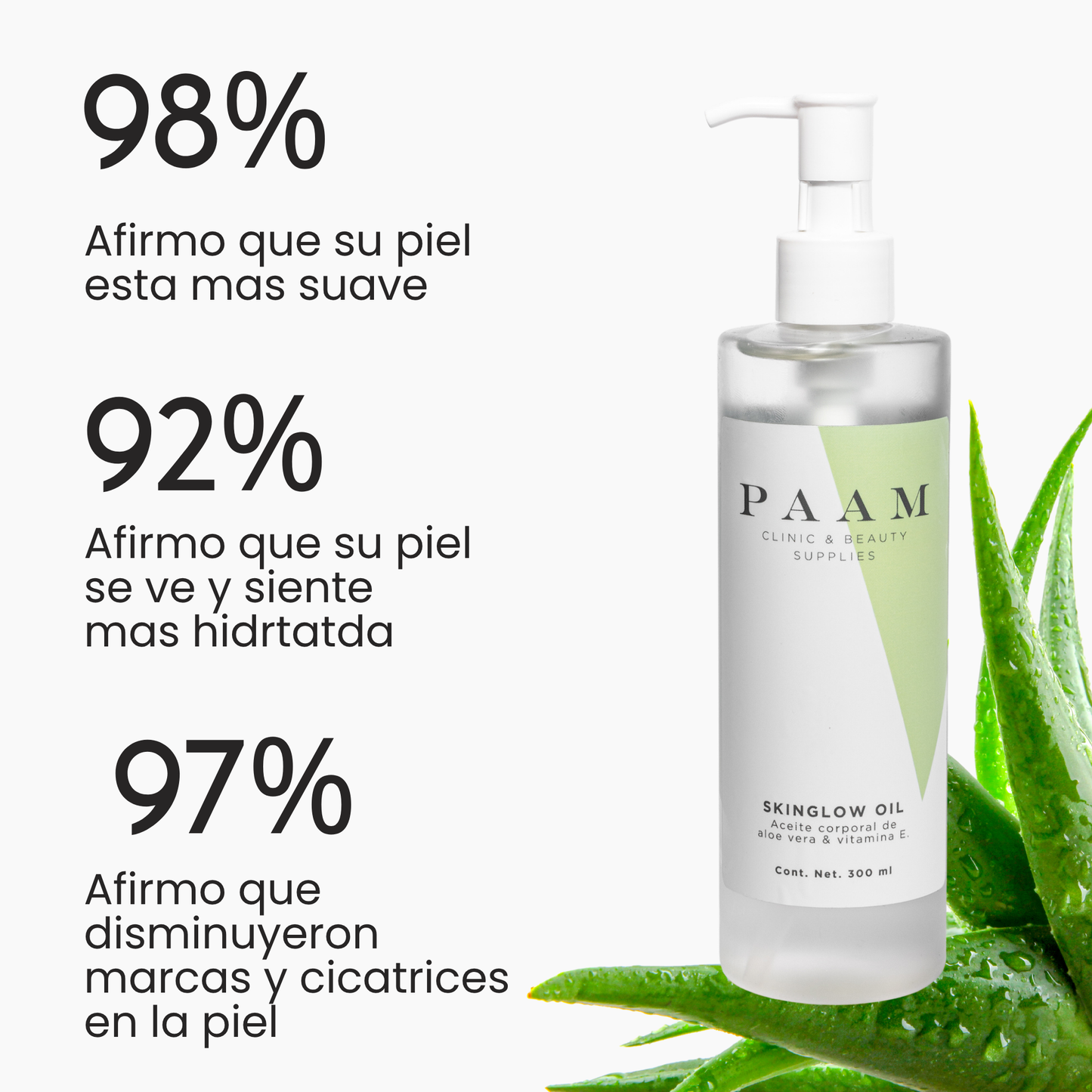 SKINGLOW OIL DE ALOE VERA & VITAMINA E