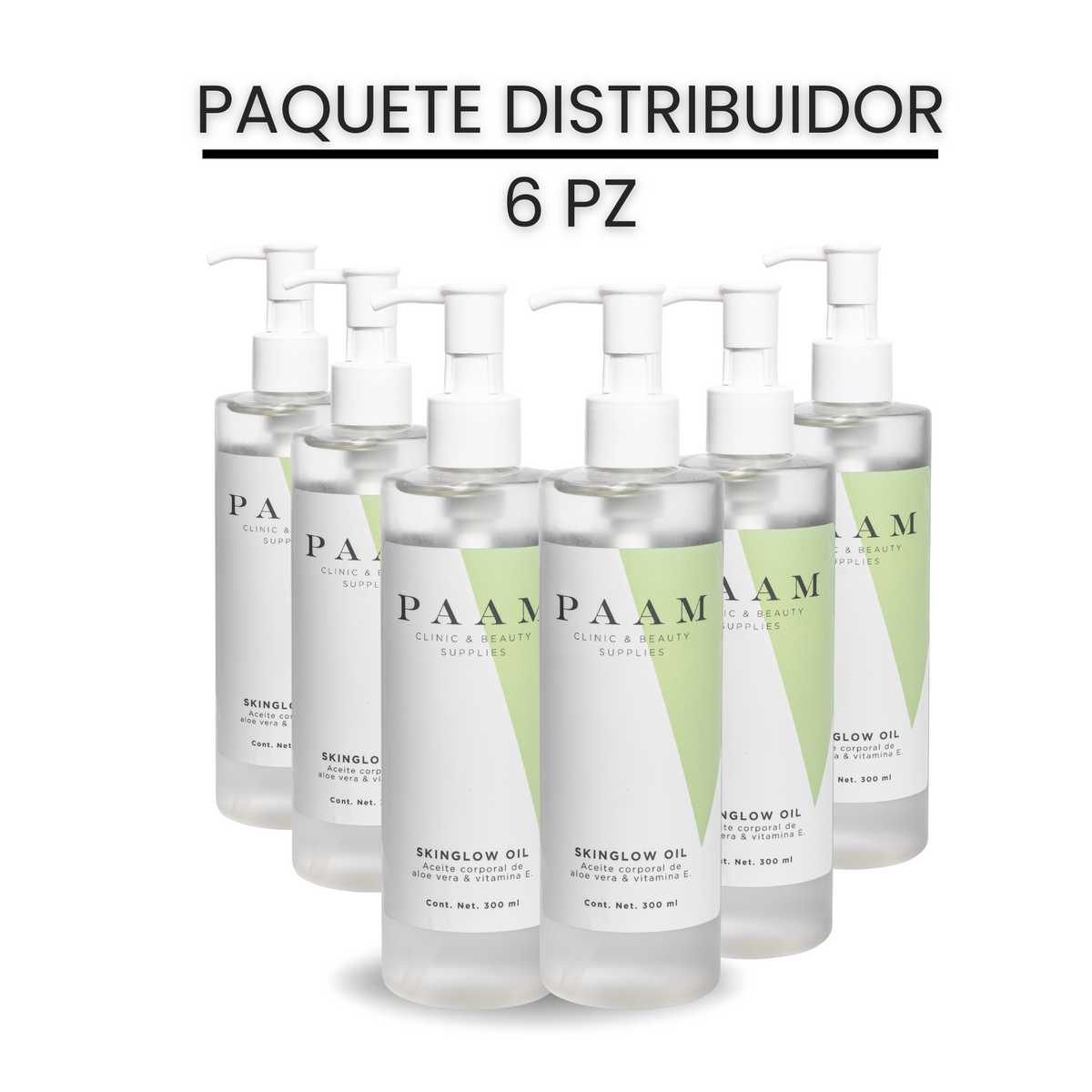 SKINGLOW OIL PAQUETES DE DISTRIBUCIÓN 6 PZ