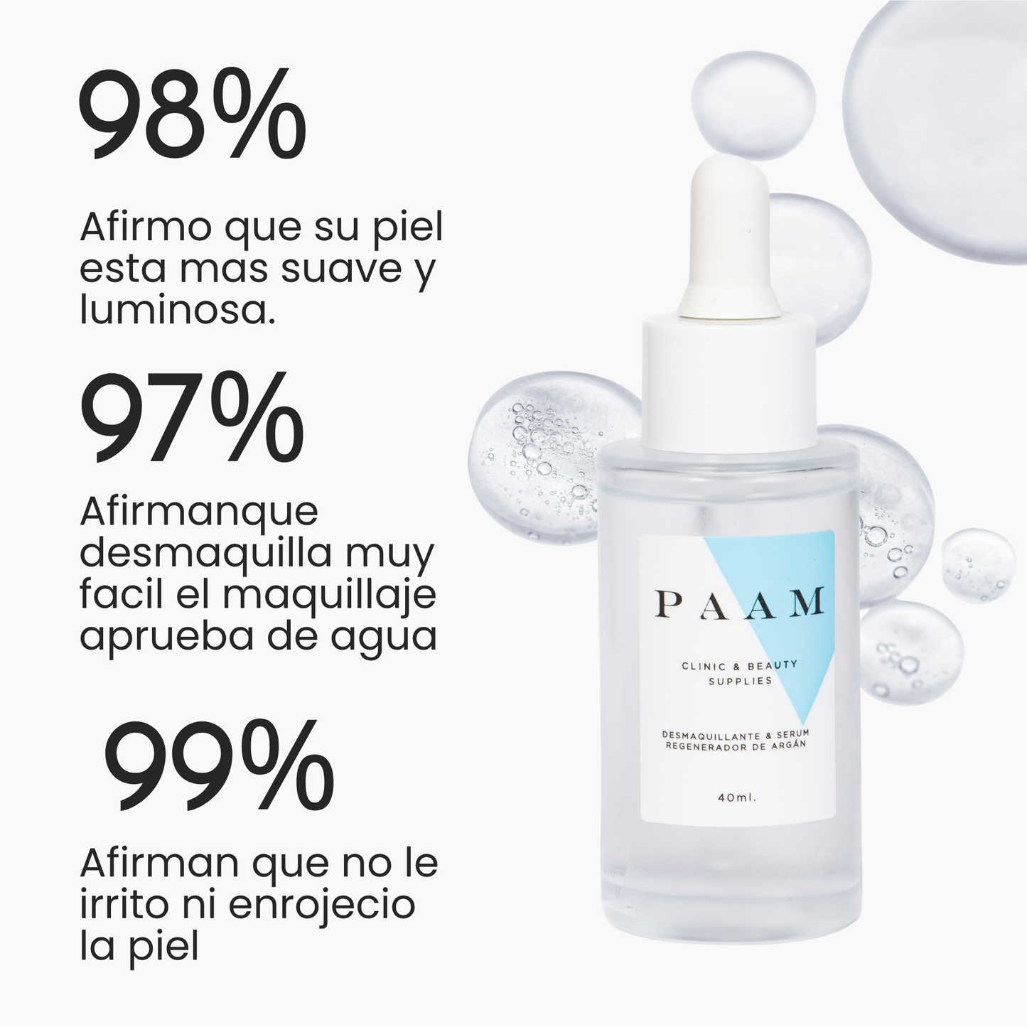 DESMAQUILLANTE & SERUM REGENERADOR DE ARGÁN