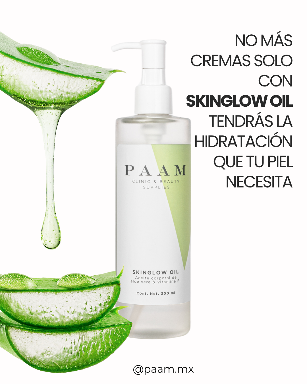 SKINGLOW OIL DE ALOE VERA & VITAMINA E