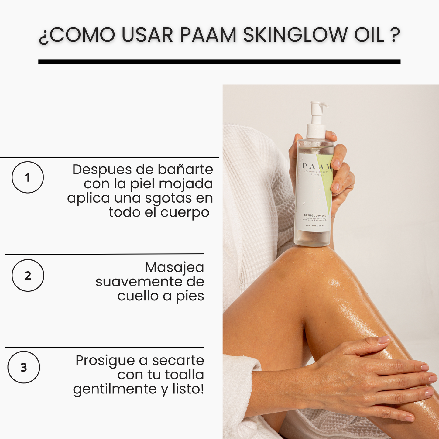 SKINGLOW OIL DE ALOE VERA & VITAMINA E
